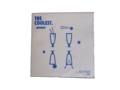 serviettes airlaid personnalisées 20x20 cm
